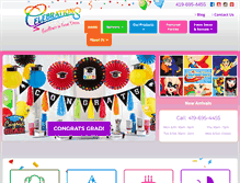 Tablet Screenshot of celebrationsohio.com